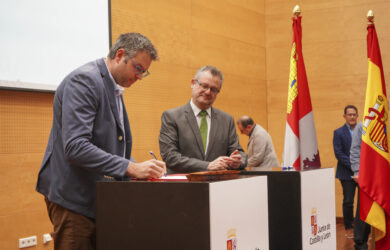 Tierras del Cid firma el convenio con la Consejería de Agricultura, Ganadería y Desarrollo Rural para la gestión de las nuevas ayudas LEADER